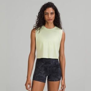 Lululemon All Yours Crop Tank Creamy Mint 14